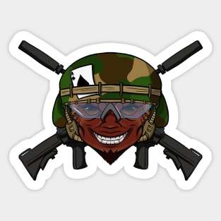 Devil's Soldier Sticker